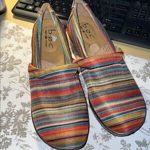 b.o.c. Women's Colorful Striped Flats